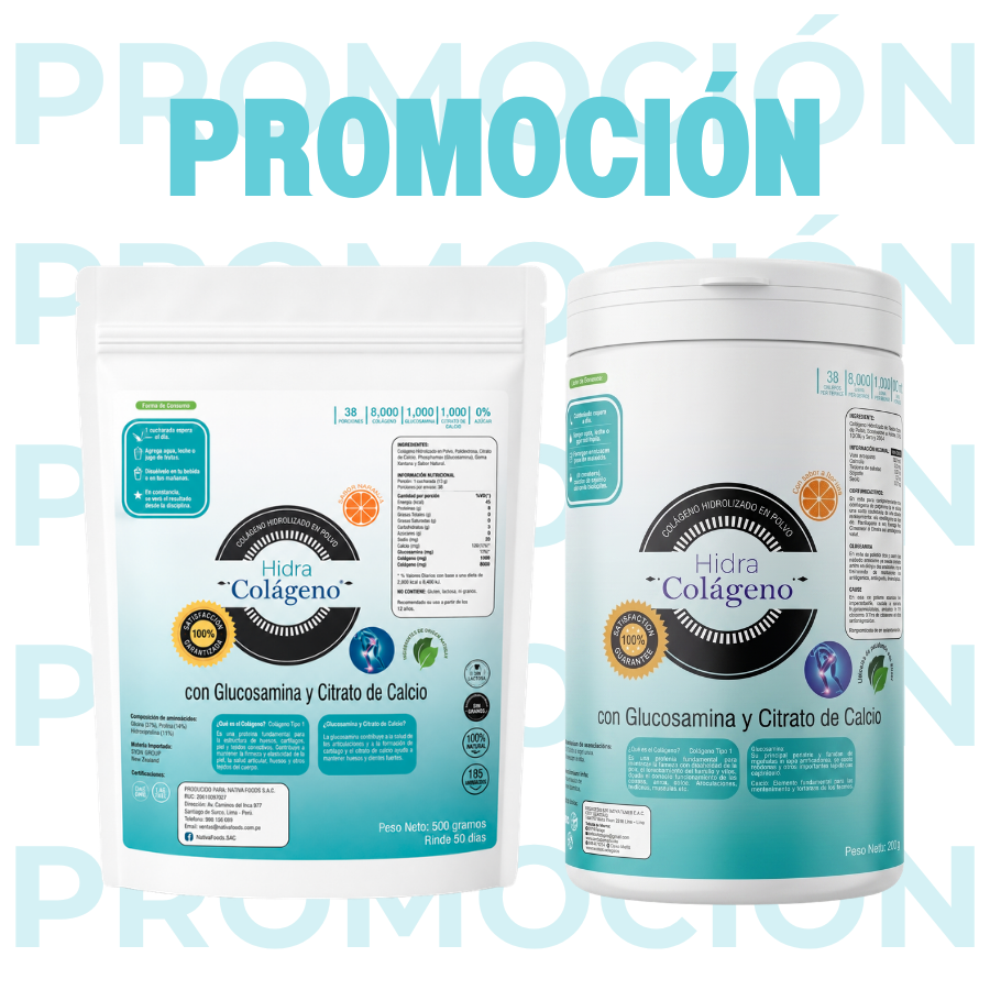 Promoción Glucosamina y Citrato de Calcio
